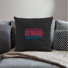 Load image into Gallery viewer, May See Me in DC at Homecoming Throw Pillow Cover 18” x 18” (Remix 2025) - black