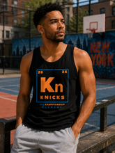 Load image into Gallery viewer, Kn — Knicks | The Championship Element Unisex Tank Top