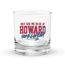Load image into Gallery viewer, May See Me In DC HU Homecoming Rocks Glass (2025) - PMV763 LLC