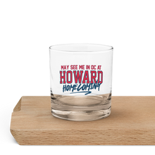 Load image into Gallery viewer, May See Me In DC HU Homecoming Rocks Glass (2025)