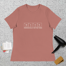 Load image into Gallery viewer, BiSON — Periodically on the Yard Women's Tee | Dark Colorways