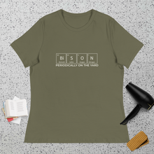 Load image into Gallery viewer, BiSON — Periodically on the Yard Women's Tee | Dark Colorways