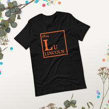 Load image into Gallery viewer, 1854 Lu Periodic Table Short - Sleeve Unisex T-Shirt (Black / Grey) - PMV763 LLC
