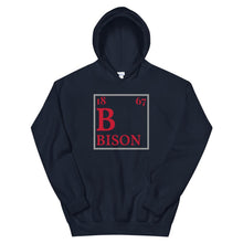Load image into Gallery viewer, 1867 B Periodic Table Hoodie Red Letters (Fall 2021) - PMV763 LLC