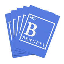 Load image into Gallery viewer, 1873 B Periodic Table Poker Cards (alternate blue)