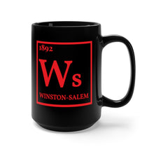 Load image into Gallery viewer, 1892 Ws Periodic Table Black Mug (15oz)