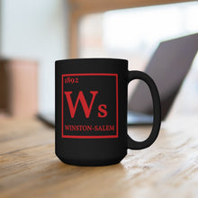 Load image into Gallery viewer, 1892 Ws Periodic Table Black Mug (15oz)