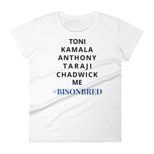 Load image into Gallery viewer, Women's Alumni Short Sleeve (Blue BisonBred)