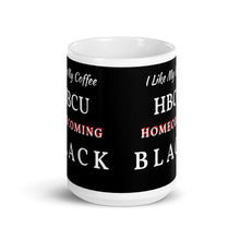 Load image into Gallery viewer, HBCU Homecoming Black Mug (15oz)