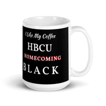 Load image into Gallery viewer, HBCU Homecoming Black Mug (15oz)