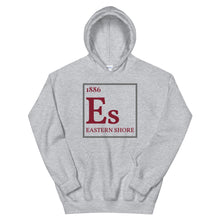 Load image into Gallery viewer, 1886 Es Periodic Table Unisex Hoodie
