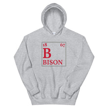 Load image into Gallery viewer, 1867 B Periodic Table Hoodie Red Letters (Fall 2021)