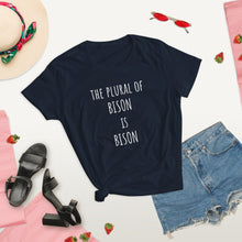Load image into Gallery viewer, Women's Bison Plural t-shirt - PMV763 LLC