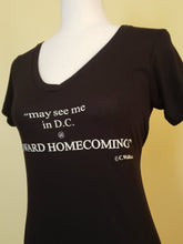 Load image into Gallery viewer, Women's Vneck | Howard Homecoming Shoutout | (Smalls Size Text) - PMV763 LLC