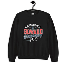 Load image into Gallery viewer, May See Me in DC at HU Homecoming Unisex Crewneck (Red Howard)
