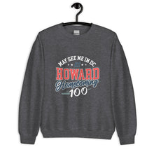 Load image into Gallery viewer, May See Me in DC at HU Homecoming Unisex Crewneck (Red Howard)
