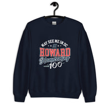 Load image into Gallery viewer, May See Me in DC at HU Homecoming Unisex Crewneck (Red Howard)
