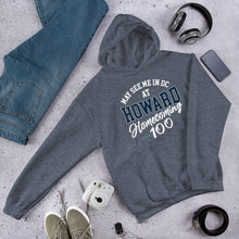 Load image into Gallery viewer, May See Me In DC at HU Homecoming Unisex Hoodie (Blue Howard)
