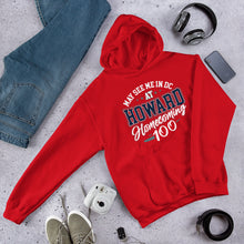 Load image into Gallery viewer, May See Me In DC at HU Homecoming Unisex Hoodie (Blue Howard)
