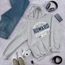 Load image into Gallery viewer, May See Me In DC at HU Homecoming Unisex Hoodie (Blue Howard)
