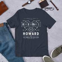Load image into Gallery viewer, Al·U·Mn·I — Elements of Legacy Unisex Tee (Dark)
