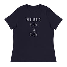Load image into Gallery viewer, Women's Bison Plural T-Shirt - PMV763 LLC
