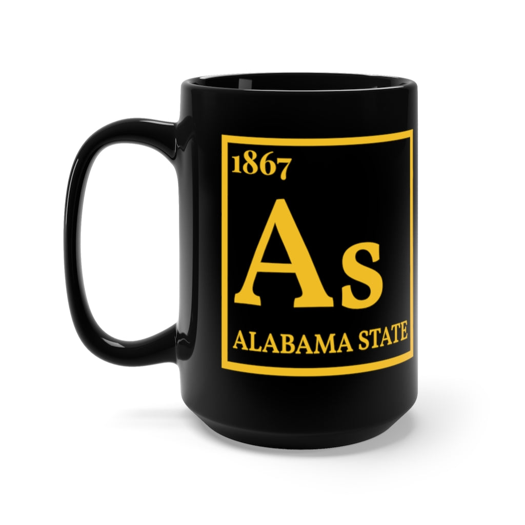 1867 As Periodic Table Black Mug (15oz)