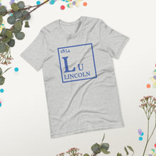 Load image into Gallery viewer, 1854 Lu Periodic Table Short - Sleeve Unisex T-Shirt - PMV763 LLC
