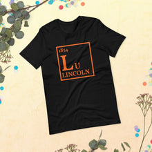 Load image into Gallery viewer, 1854 Lu Periodic Table Short - Sleeve Unisex T-Shirt (Black / Grey) - PMV763 LLC
