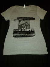 Load image into Gallery viewer, The Roots HU Concert Flyer Women&#39;s T-shirt (Grey)
