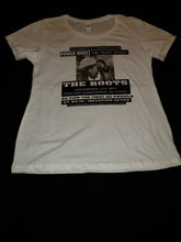 Load image into Gallery viewer, The Roots HU Concert Flyer Women&#39;s T-shirt (White)
