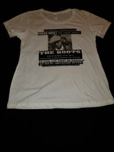 Load image into Gallery viewer, The Roots HU Concert Flyer Women&#39;s T-shirt (White)
