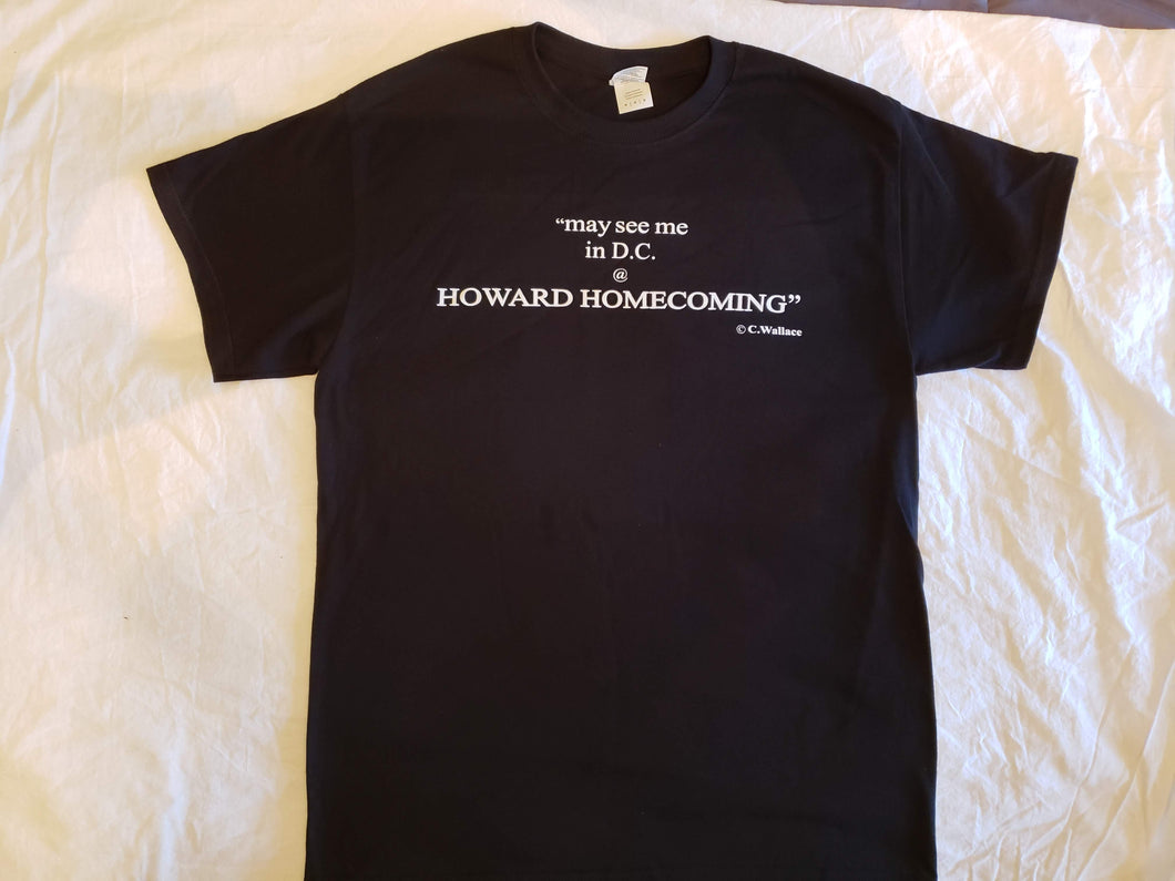 Men's Howard Homecoming Shoutout | (Smalls Size Text)