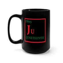 Load image into Gallery viewer, 1865 Juneteenth Periodic Table Black Mug (150z)
