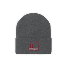 Load image into Gallery viewer, Hu Periodic Table Beanie (Red Logo White Outline)
