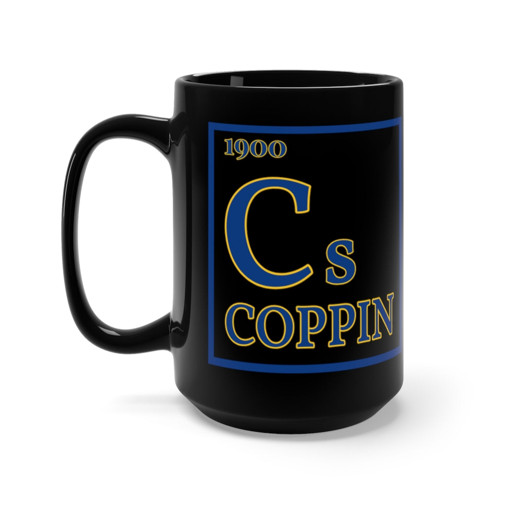 1900 Cs Periodic Table Black Mug (15oz)