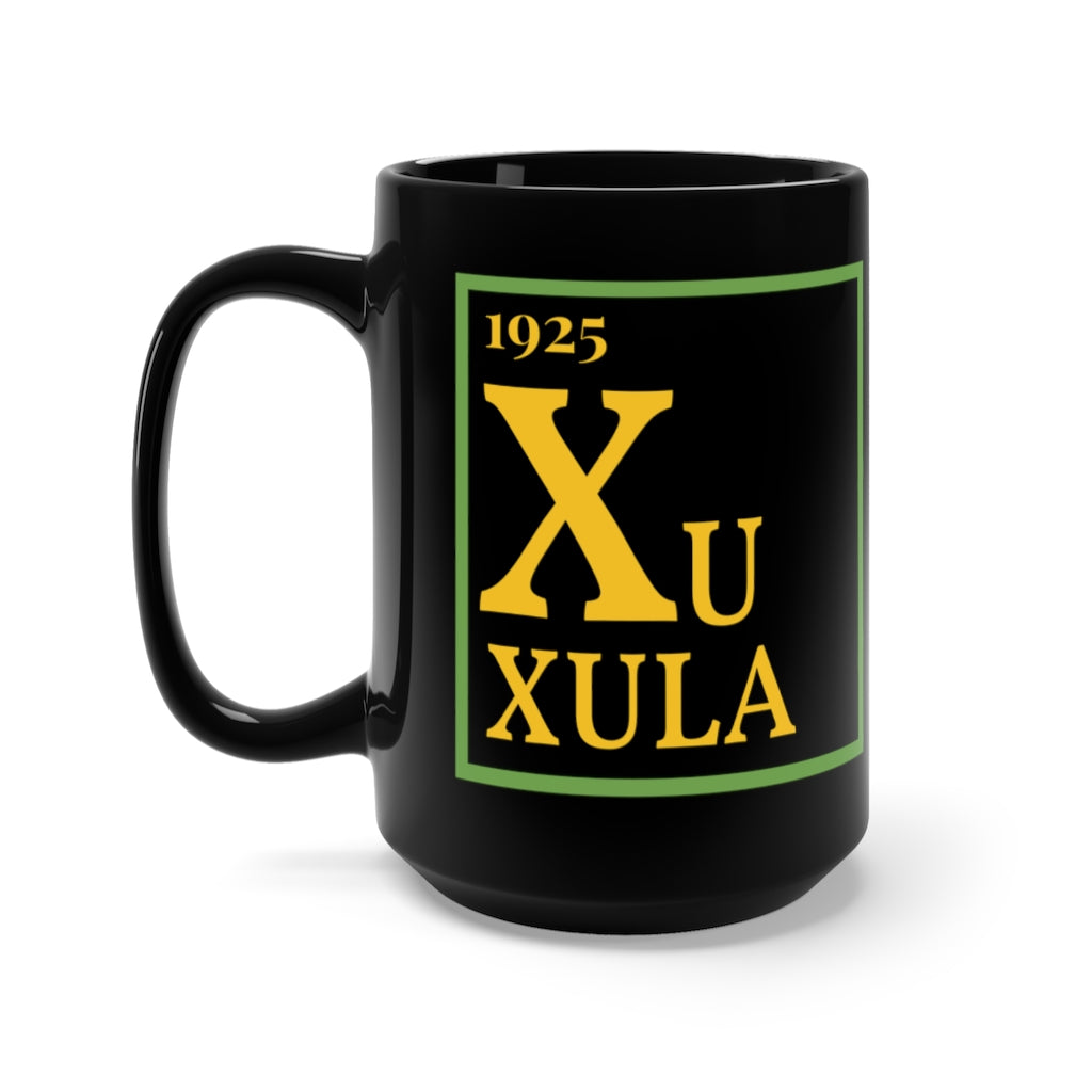 1925 Xu Periodic Table Black Mug (15oz)