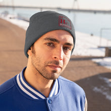 Load image into Gallery viewer, Hu Periodic Table Beanie (Red Logo White Outline)
