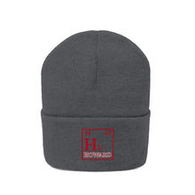 Load image into Gallery viewer, Hu Periodic Table Beanie (Red Logo White Outline)
