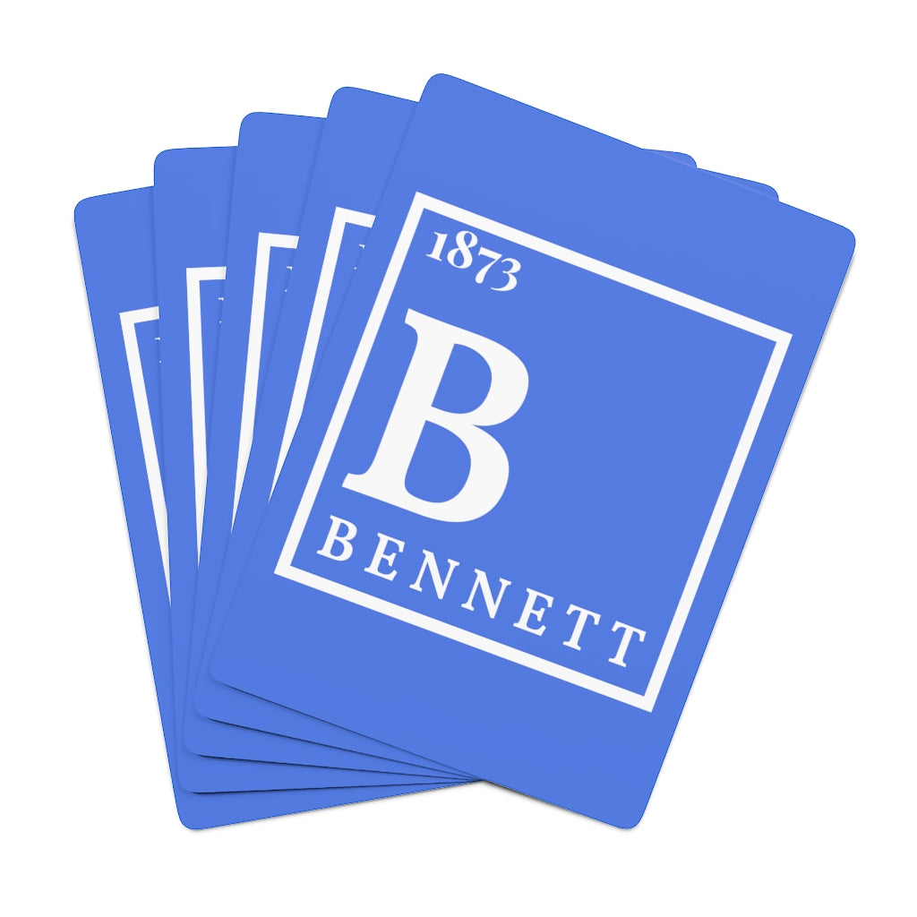 1873 B Periodic Table Poker Cards (alternate blue)