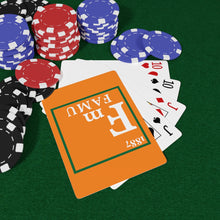 Load image into Gallery viewer, 1887 Fm Periodic Table Poker Cards (Orange)
