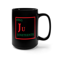 Load image into Gallery viewer, 1865 Juneteenth Periodic Table Black Mug (150z)
