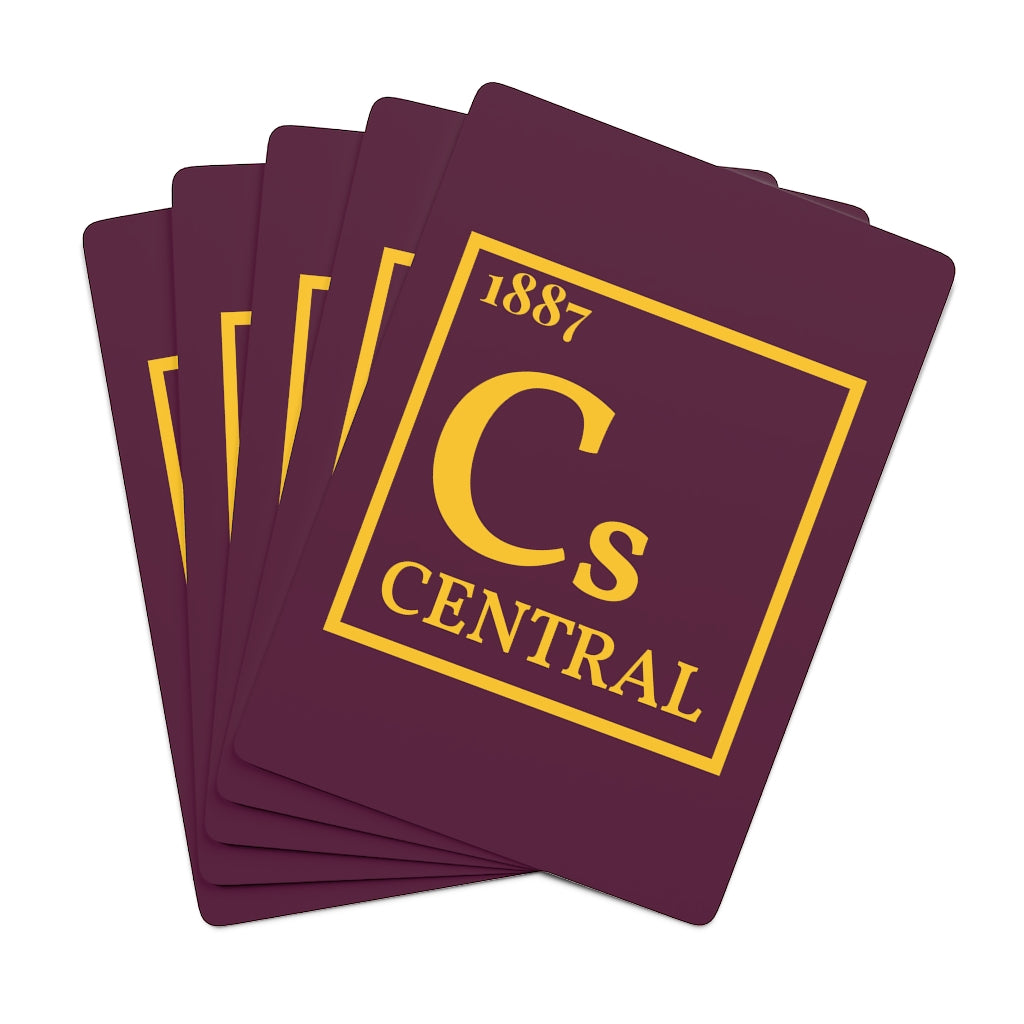 1887 Cs Periodic Table Poker Cards