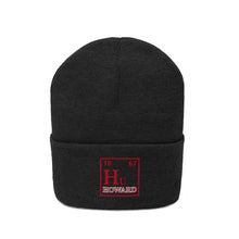 Load image into Gallery viewer, Hu Periodic Table Beanie (Red Logo White Outline)
