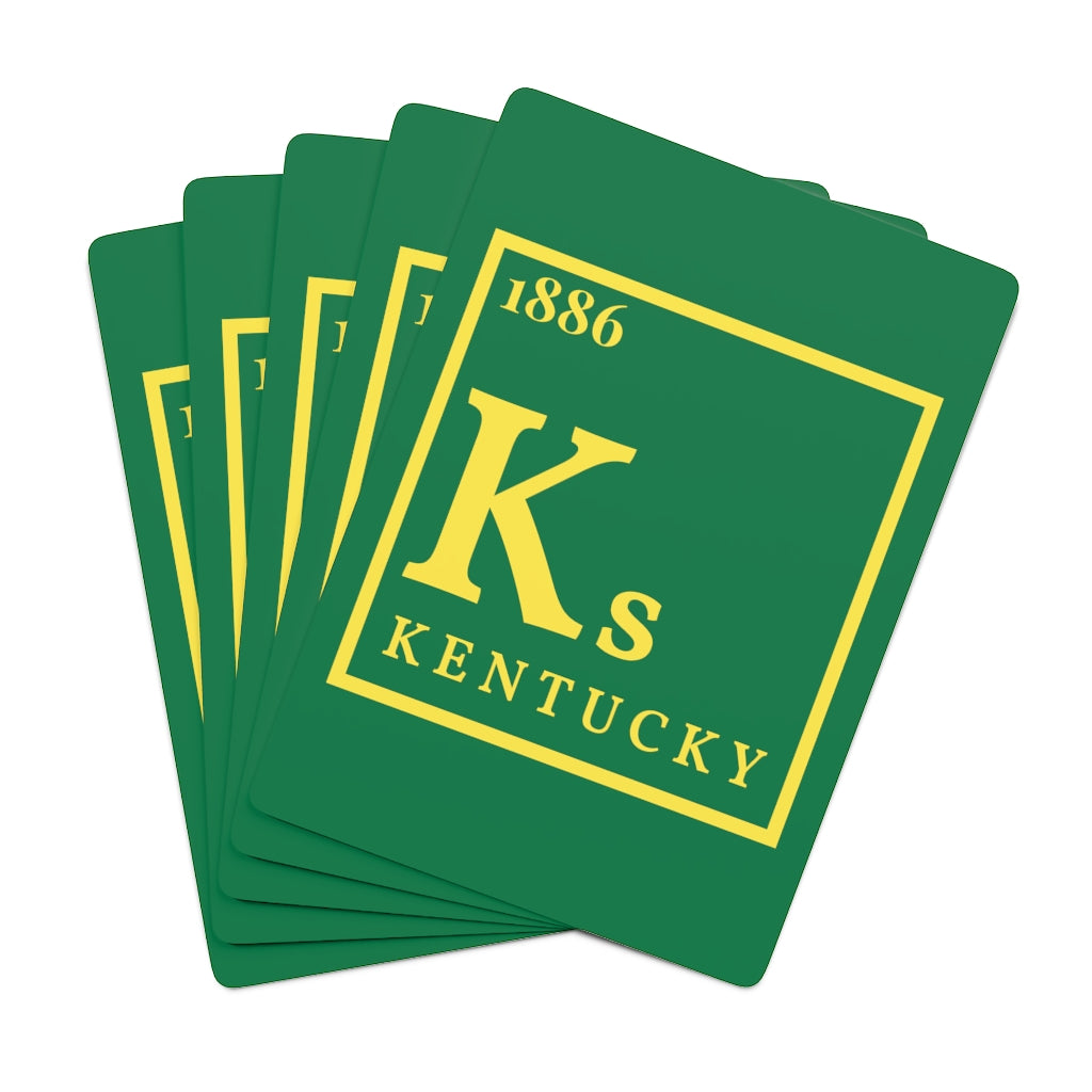 1886 Ks Periodic Table Poker Cards