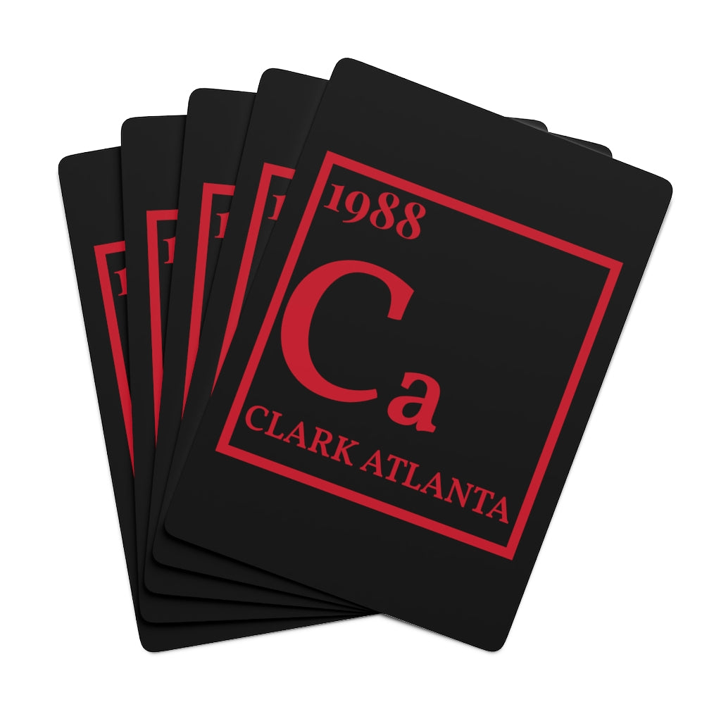 1988 Ca Periodic Table Poker Cards