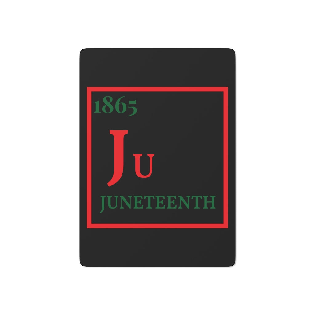 Juneteenth Periodic Table Poker Cards