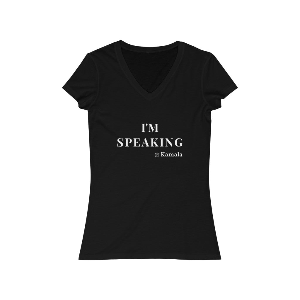 I'm Speaking V-neck Short Sleeve