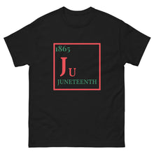 Load image into Gallery viewer, Men&#39;s 1865 Juneteenth Periodic Table T-shirt
