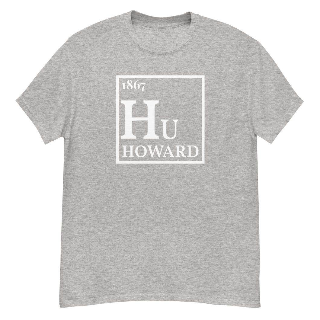 1867 Hu Howard Periodic Table Short Sleeve Men's Tee (Grey)